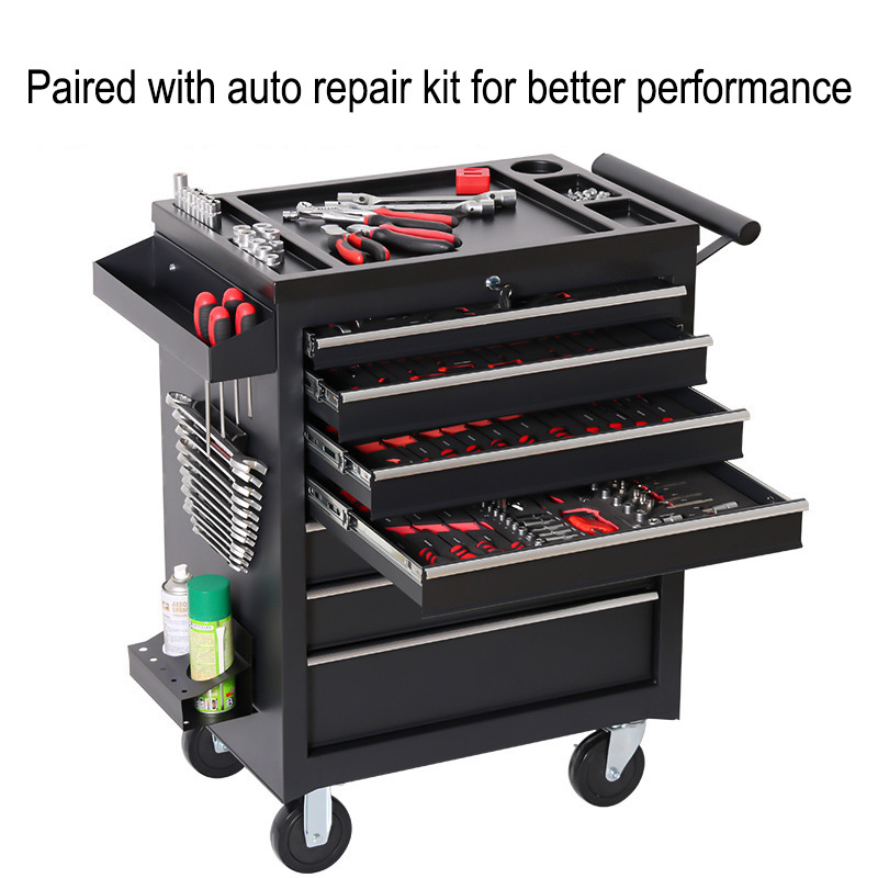 Workshop Tools Cabinet - กล่องเครื่องมือแบบมีล้อเลื่อน 5 ลิ้นชัก สำหรับซ่อมรถยนต์ อเนกประสงค์ สำหรับงานซ่อมบำรุงในโรงงานและรถยนต์