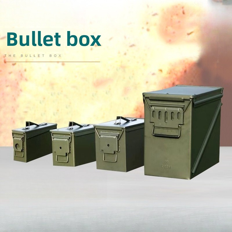 Workshop Tools Cabinet - กล่องกระสุนโลหะ, กล่องเก็บแผ่นเหล็กสําหรับเครื่องมือฮาร์ดแวร์, กล่องเปล่ากระสุนแบบพกพาป้องกันอเนกประสงค์ขนาดเล็ก