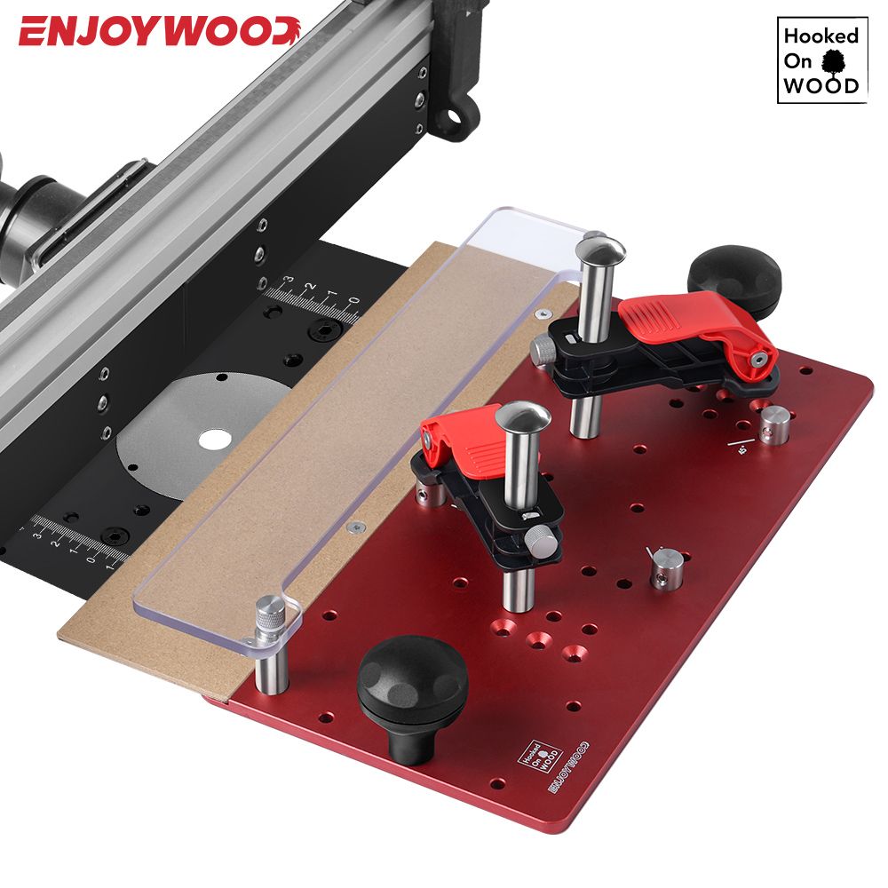 Router Table Insert - ราวสำหรับติดบนโต๊ะแบบเลื่อนได้เพื่อความปลอดภัยรางเลื่อนทำจากไม้สำหรับประตูตู้ข้อต่อลิ้นชักโดย enoywood