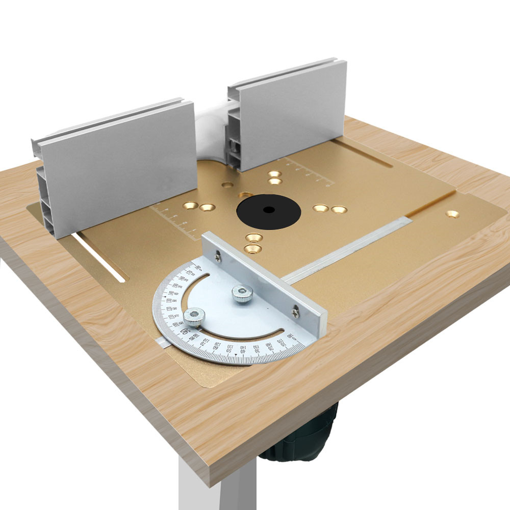 Router Table Insert - C8 อลูมิเนียม Router Table ใส่แผ่น W/Miter
