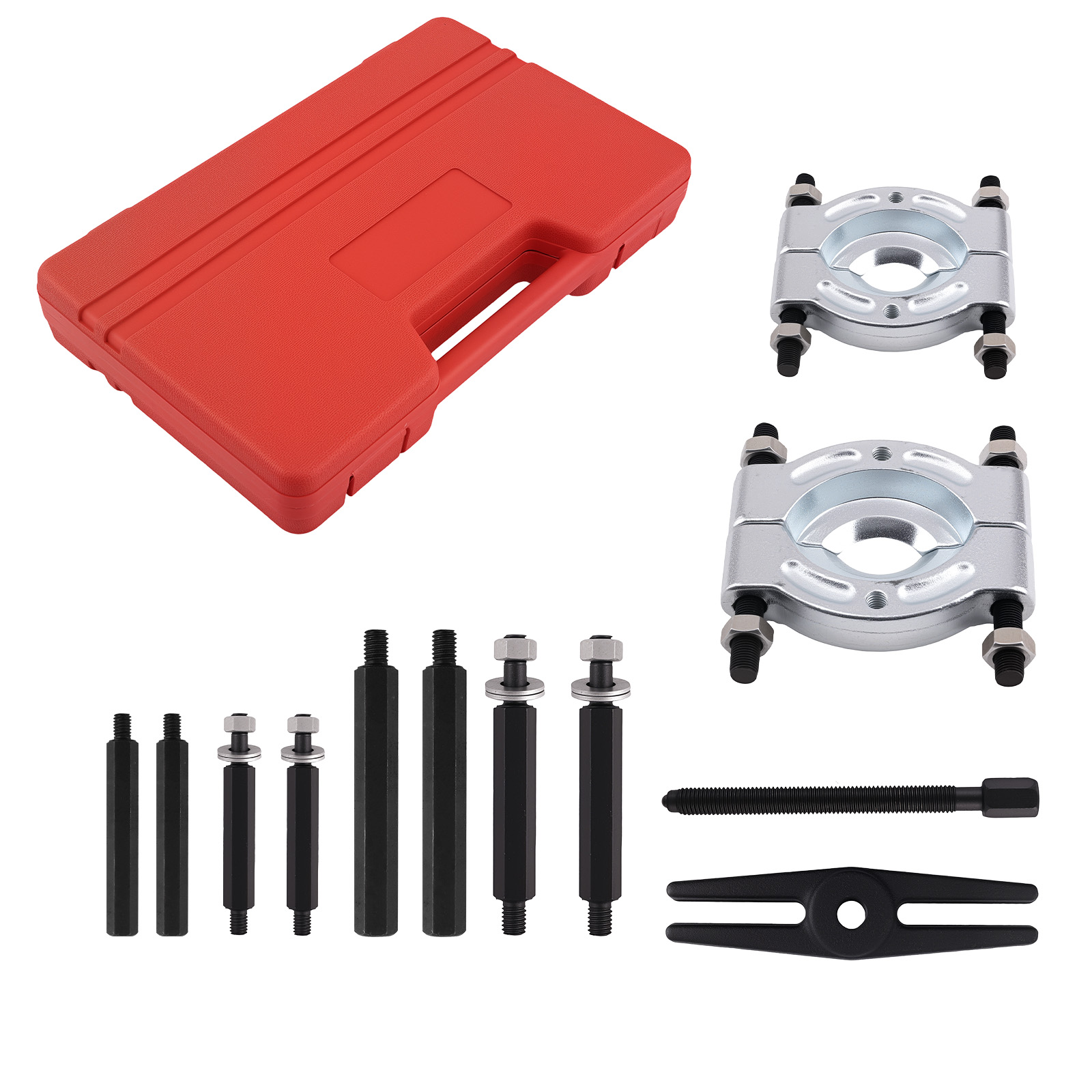 Workshop Tools Kit - ชุดถอดลูกปืน 12 ชิ้น สำหรับถอดวงแหวนด้านในรถยนต์ ขนาด 30-75
