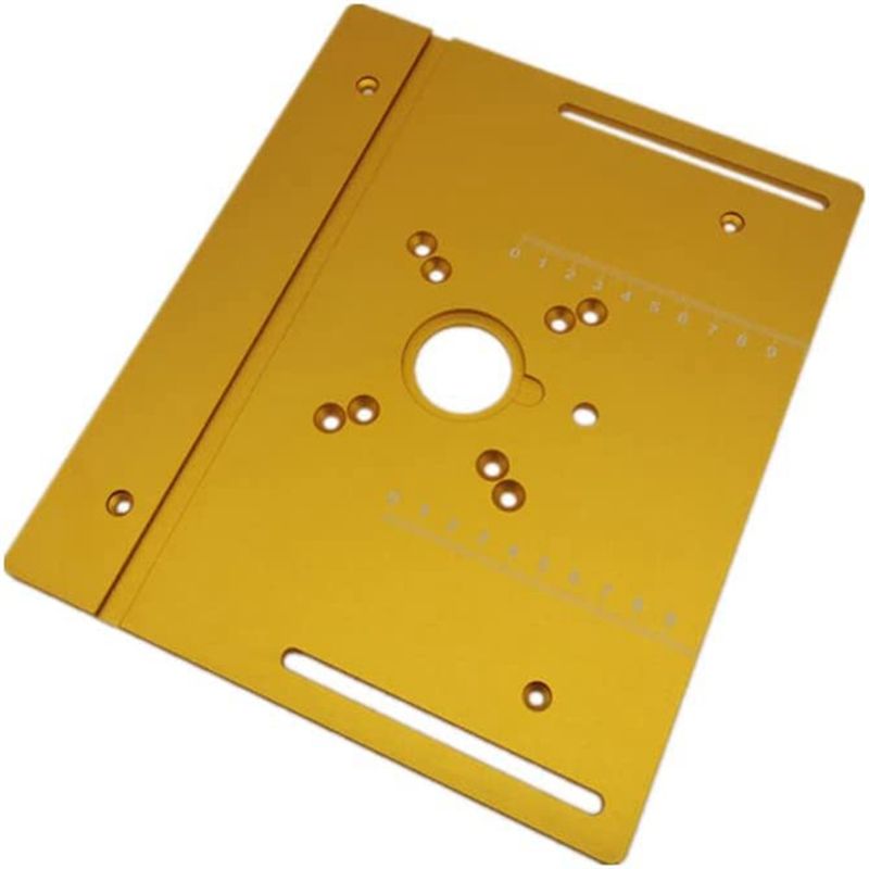 แผ่นอะลูมิเนียมเสริมสำหรับโต๊ะ - Router Table Insert บทวิจารณ์และราคา
