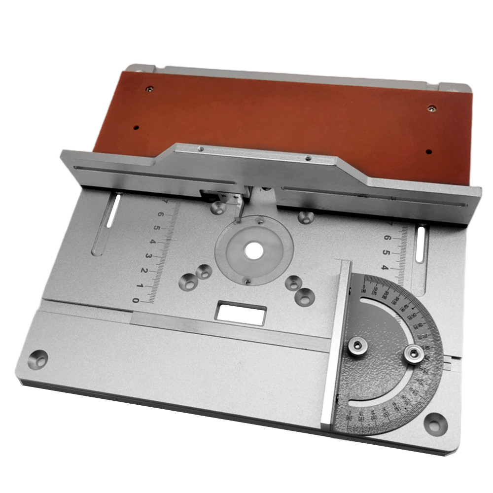 แผ่นไม้ไฟฟ้าสำหรับกัดโต๊ะอลูมิ - Router Table Insert บทวิจารณ์และราคา