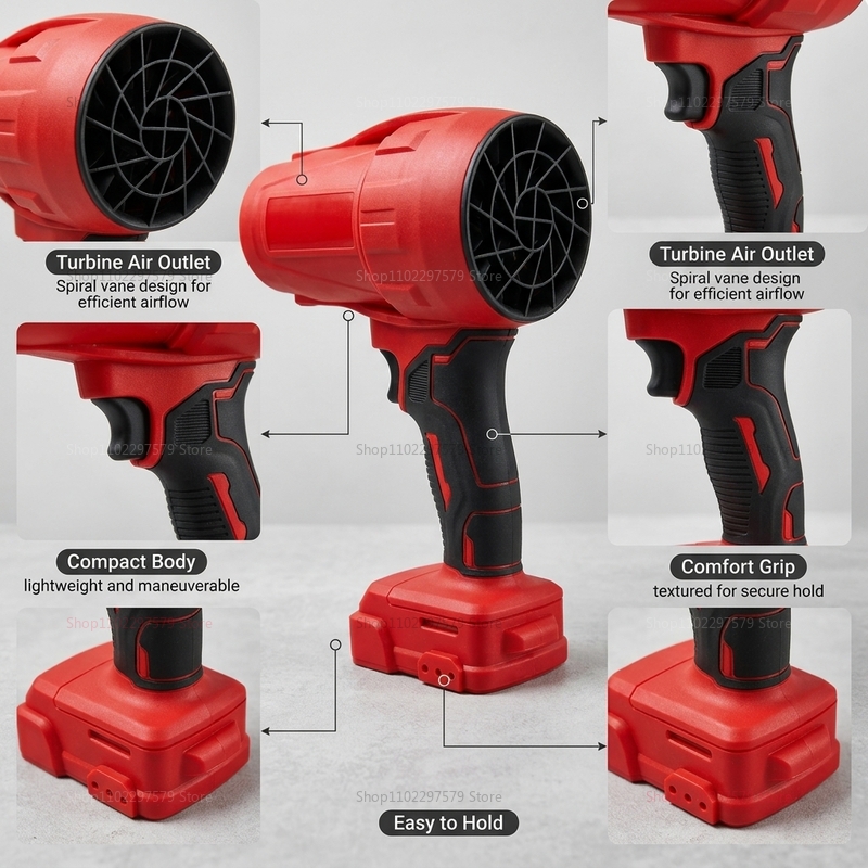 พัดลมเป่าลมไร้สาย 18V พร้อมมอเ - Tools Use In The Workshop บทวิจารณ์และราคา