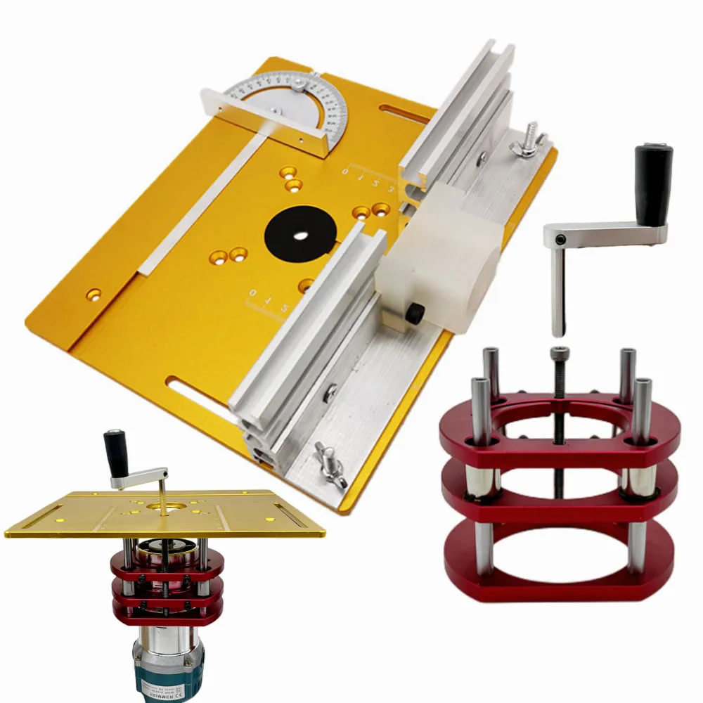 ชุดยกเราเตอร์อะลูมิเนียมพร้อมแ - Router Table Insert บทวิจารณ์และราคา