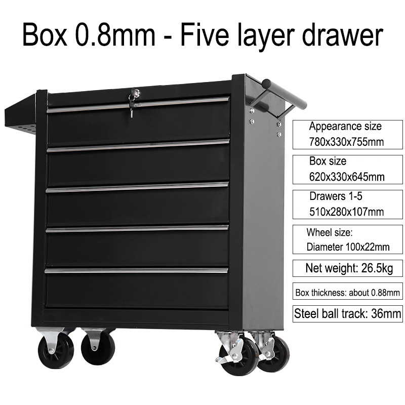 กล่องเครื่องมือแบบมีล้อเลื่อน  - Workshop Tools Cabinet บทวิจารณ์และราคา
