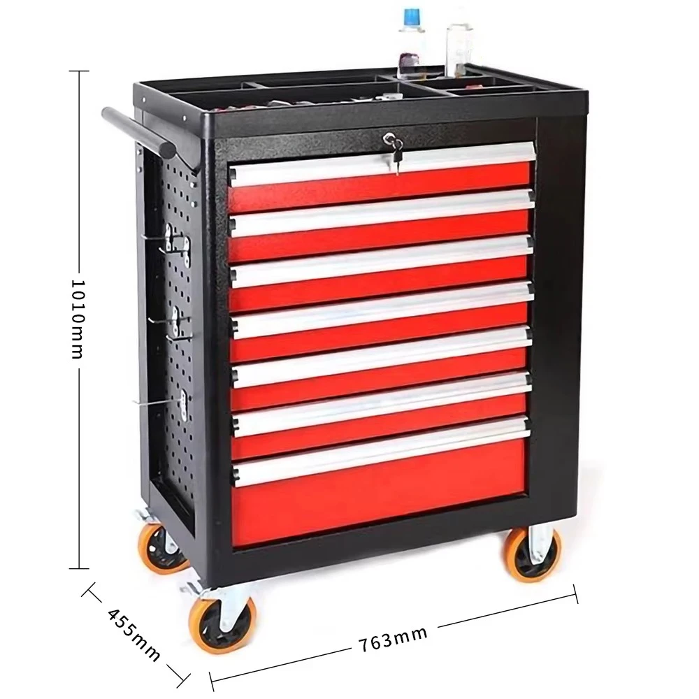 กล่องเครื่องมือแบบมีล้อ 68 ลิ้ - Workshop Tools Cabinet บทวิจารณ์และราคา