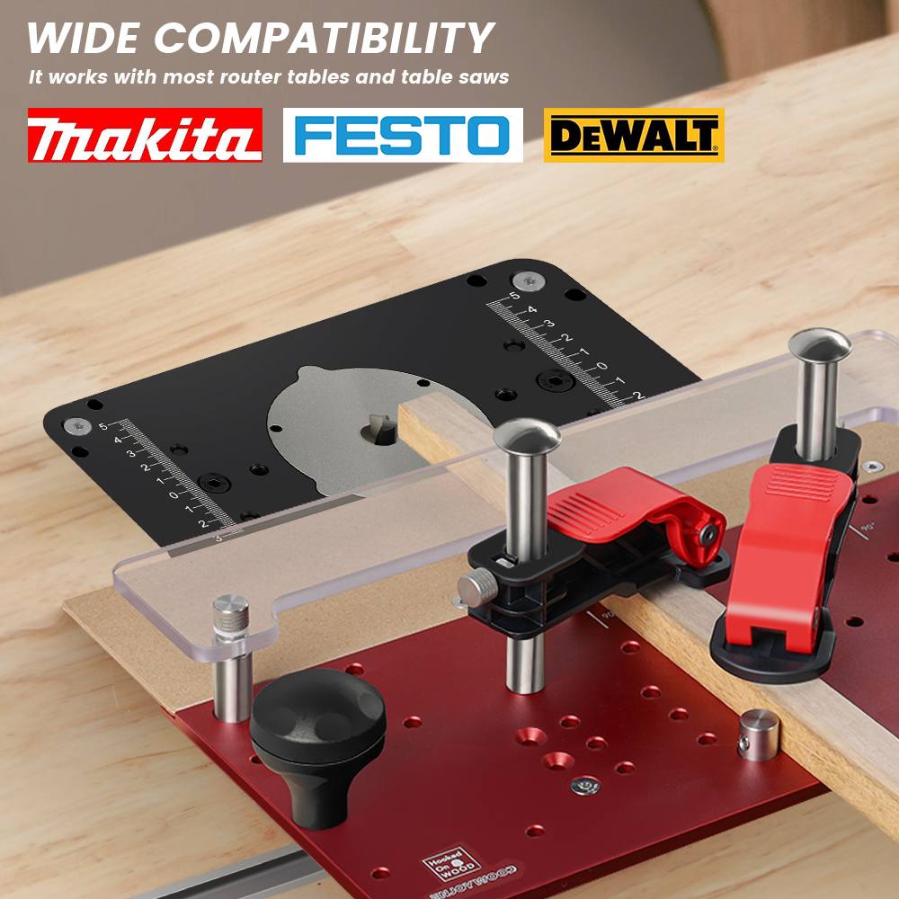 ราวสำหรับติดบนโต๊ะแบบเลื่อนได้ - Router Table Insert บทวิจารณ์และราคา