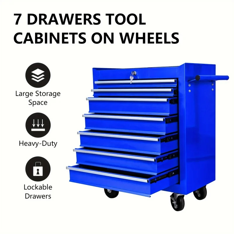 รถเข็นเครื่องมืออเนกประสงค์สีน - Workshop Tools Cabinet บทวิจารณ์และราคา