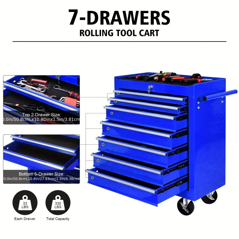 รถเข็นเครื่องมืออเนกประสงค์สีน - Workshop Tools Cabinet บทวิจารณ์และราคา
