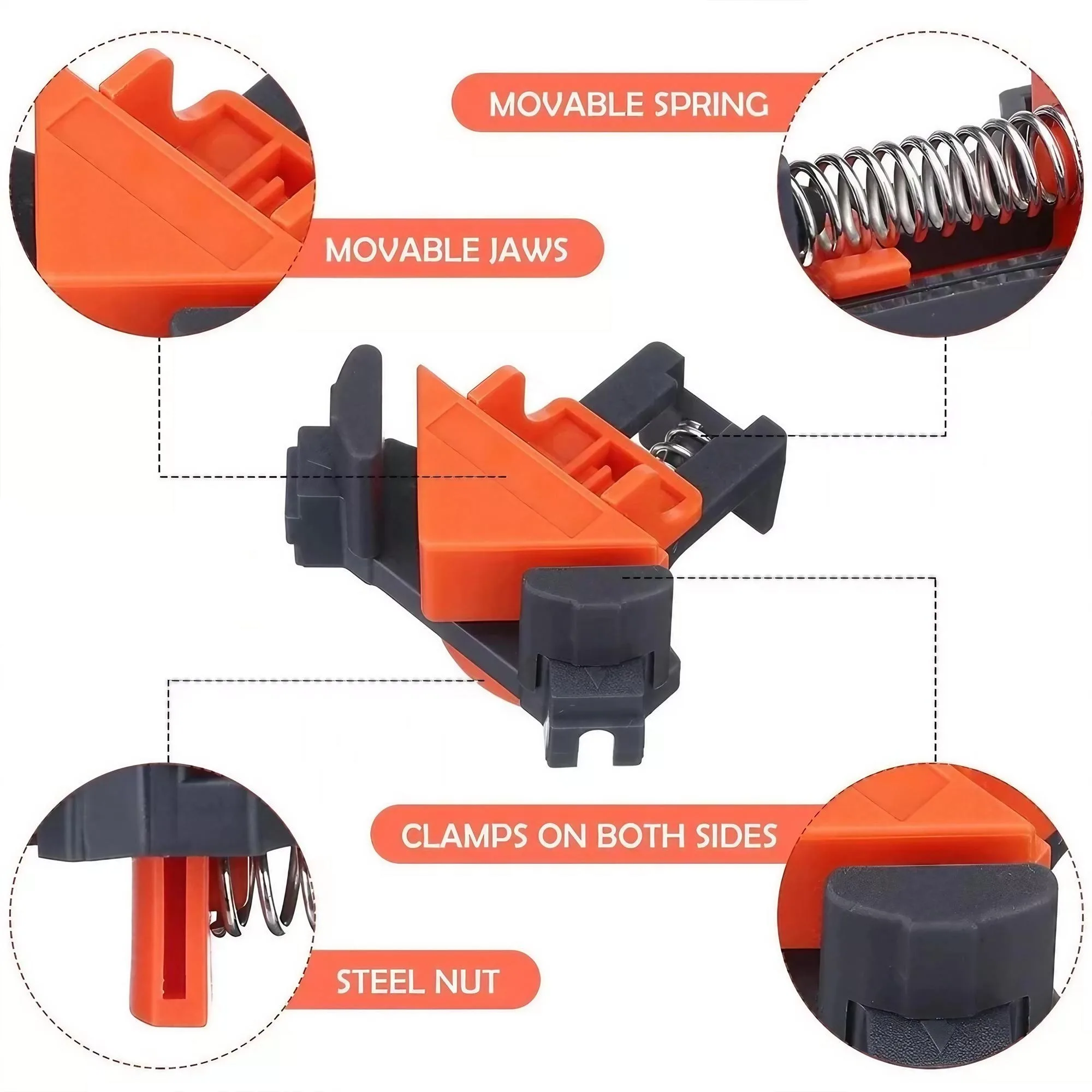 ตัวหนีบมุมฉาก 90 องศา พรีเมียม - Angle Clamp 90 บทวิจารณ์และราคา
